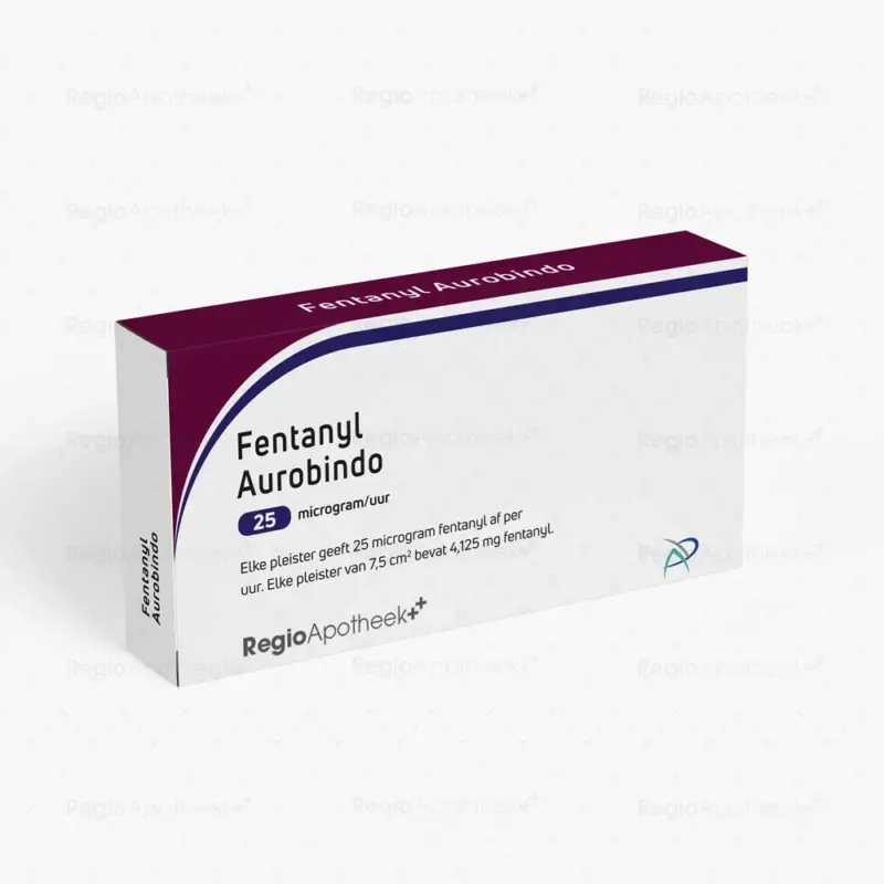 Fentanyl Aurobindo 25mcg Pleister