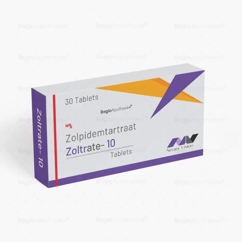 Zolpidemtartraat Zoltrate 10 MG (30 tabletten)
