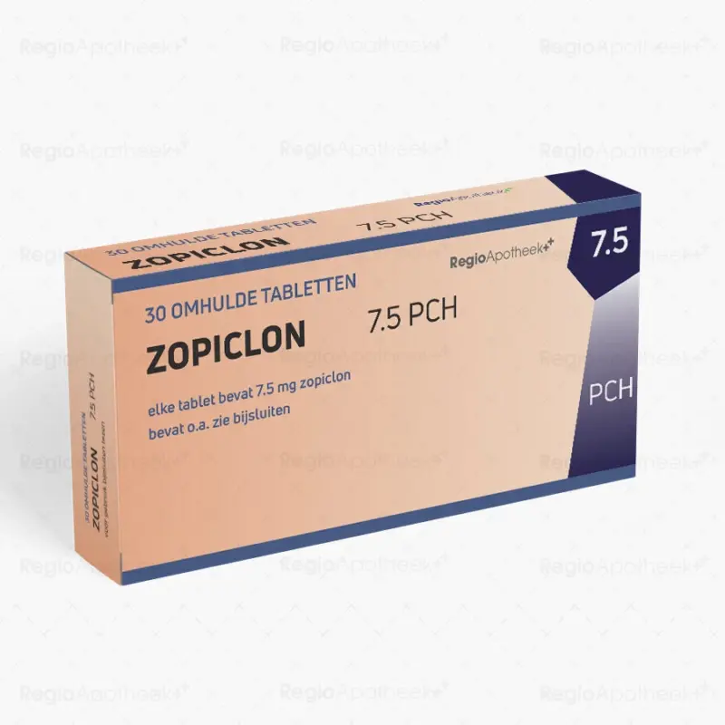 Zopiclon 7.5MG  (30 tabletten Wit)